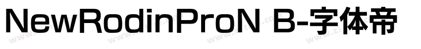 NewRodinProN B字体转换